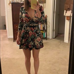 Floral Fit & Flare Dress